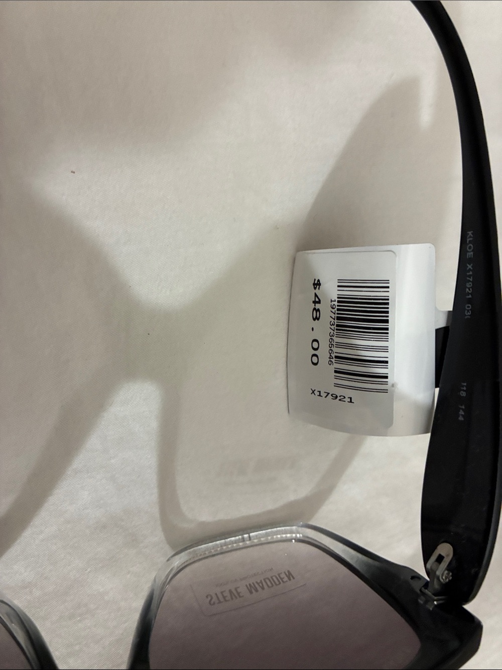 Steve Madden Black Ombre Cat-Eye Sunglasses - Picture 4 of 4